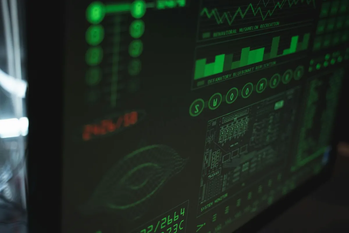A cybersecurity tool dashboard with multiple monitoring panels